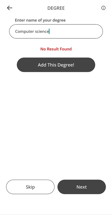 Add Your Degree